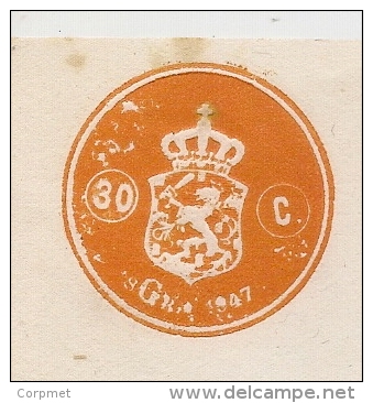 NEDERLAND - UNUSED WATERMARK .NEDERLANDEN - POSTAL STATIONERY PAPER PAGE - Fiscaux