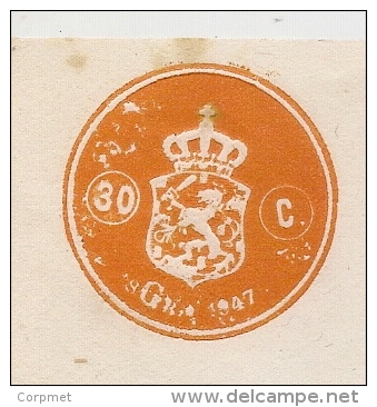 NEDERLAND - UNUSED WATERMARK .NEDERLANDEN - POSTAL STATIONERY PAPER PAGE - Revenue Stamps