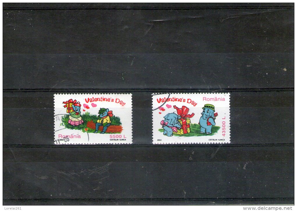 2002 - Saint - Valentin  Mi 4639/4640 Et Yv 4736/4737 - Used Stamps