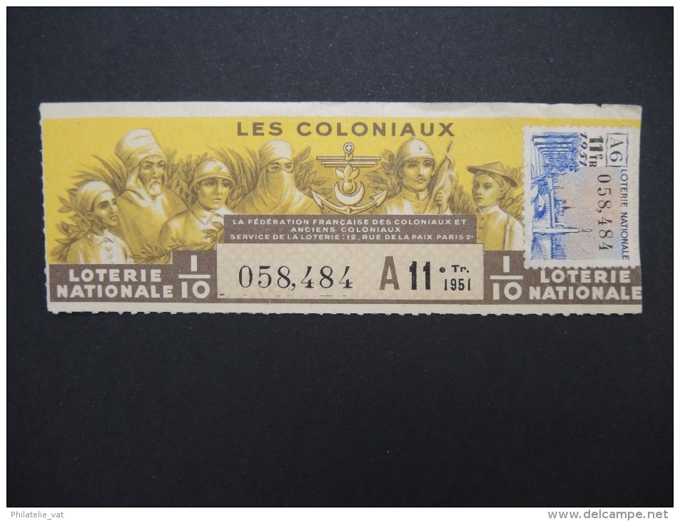 Billets De Loterie - Détaillons Jolie Collection - A Voir - Lot N° 8241 - Billets De Loterie