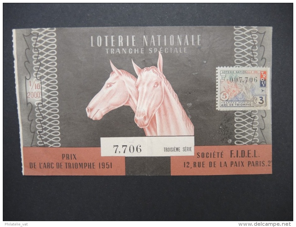 Billets De Loterie - Détaillons Jolie Collection - A Voir - Lot N° 8247 - Billets De Loterie