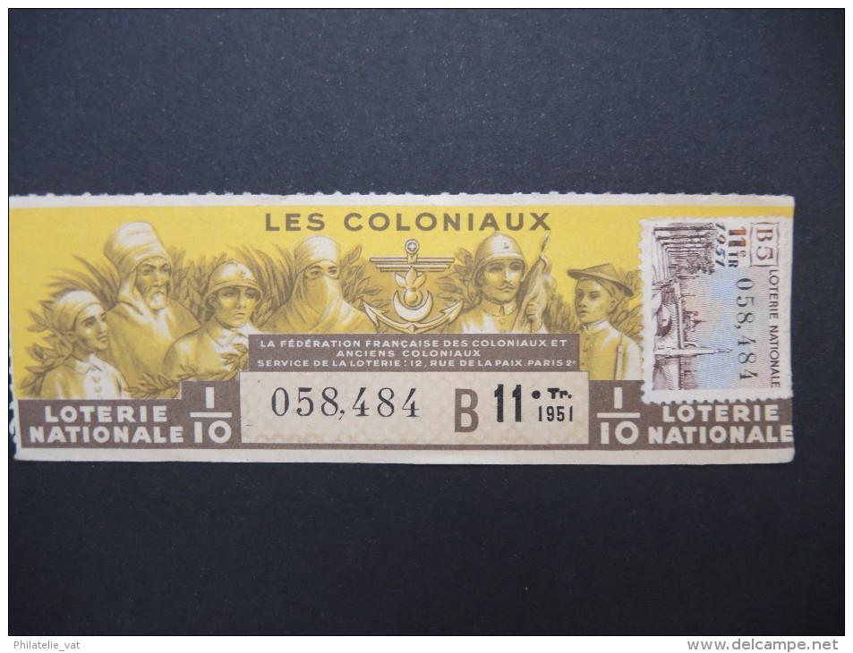 Billets De Loterie - Détaillons Jolie Collection - A Voir - Lot N° 8253 - Billets De Loterie