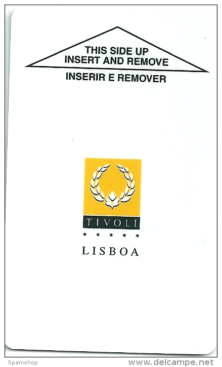 HOTEL TIVOLI LISBOA Llave Clef Key Keycard Hotelkarte - Hotelaufkleber