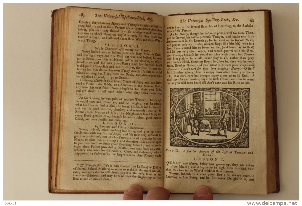 The Universal Spelling Book Or A New And Easy Guide To The English Language - By Daniel Fenning - London, 1801. - 1800-1849