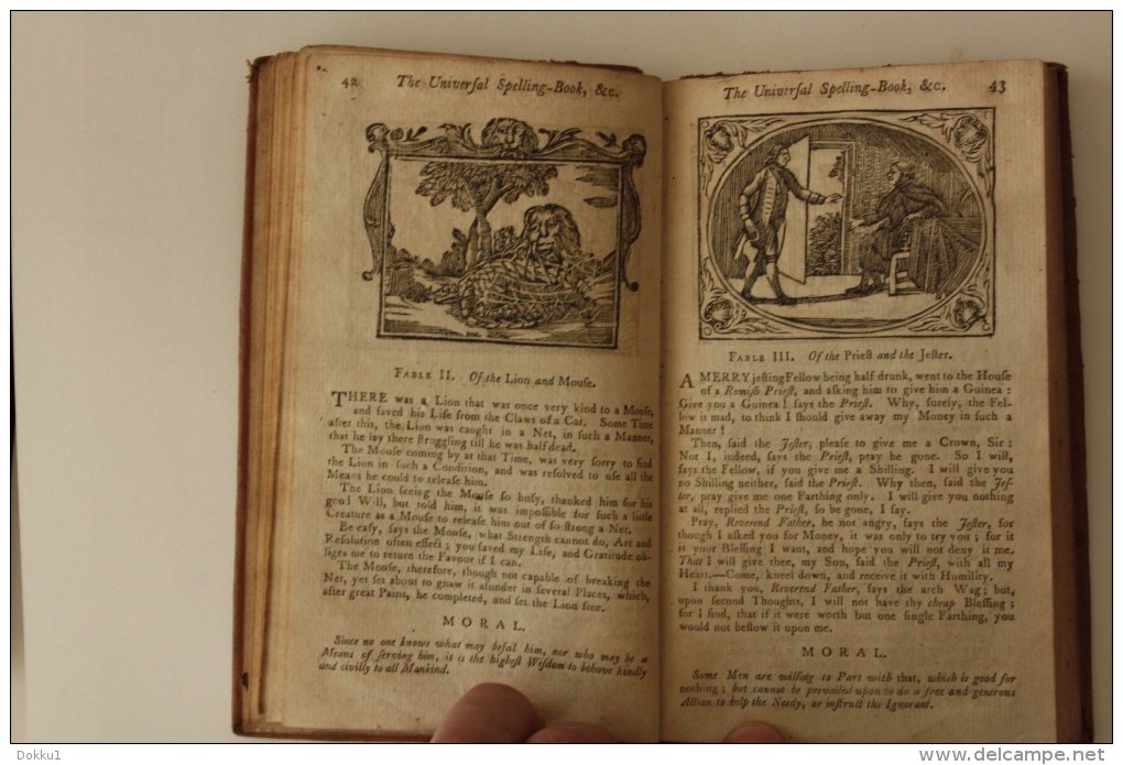 The Universal Spelling Book Or A New And Easy Guide To The English Language - By Daniel Fenning - London, 1801. - 1800-1849