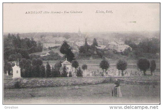 ANDELOT (HTE MARNE) VUE GENERALE - Andelot Blancheville