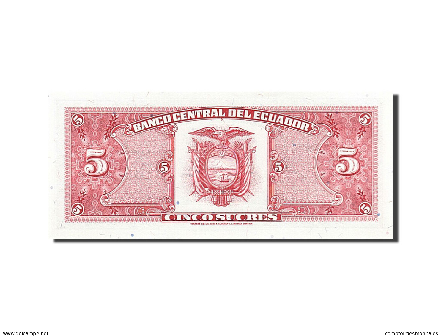 Billet, Équateur, 5 Sucres, 1988, 1988-11-22, NEUF - Ecuador