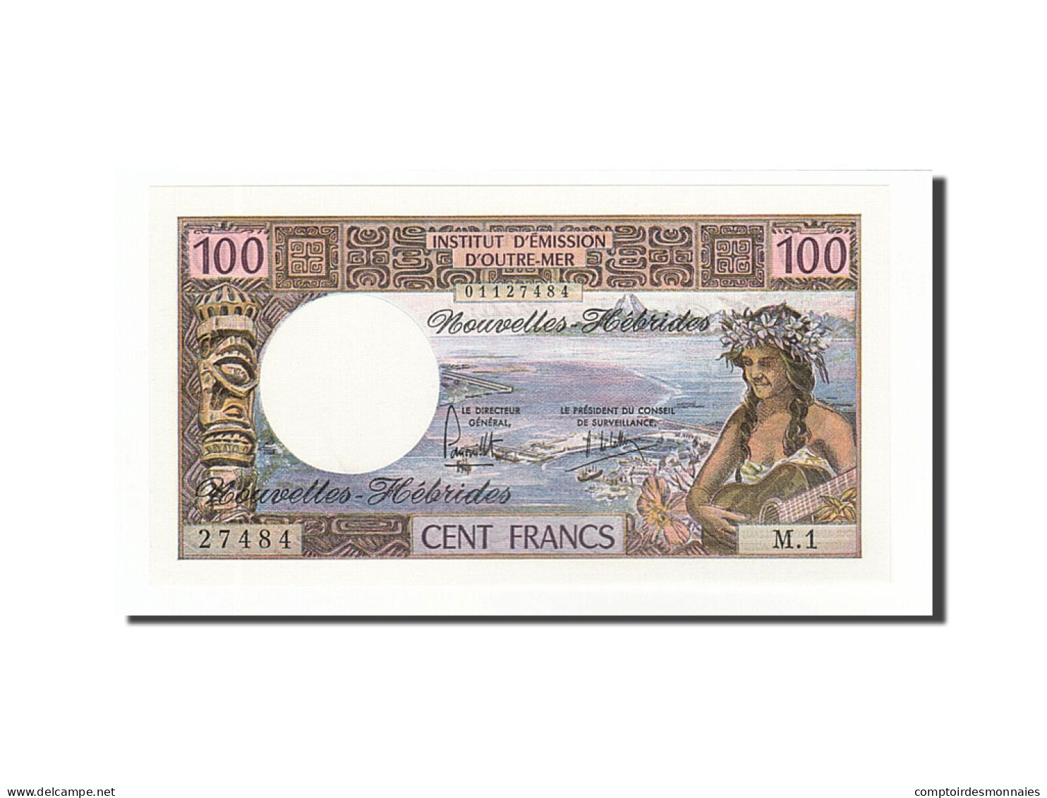 Billet, New Hebrides, 100 Francs, 1975, NEUF - Otros – Oceanía