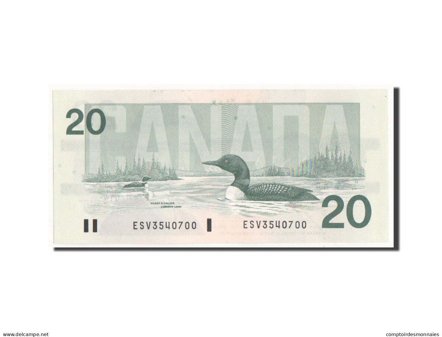 Billet, Canada, 20 Dollars, 1991, SPL+ - Canada