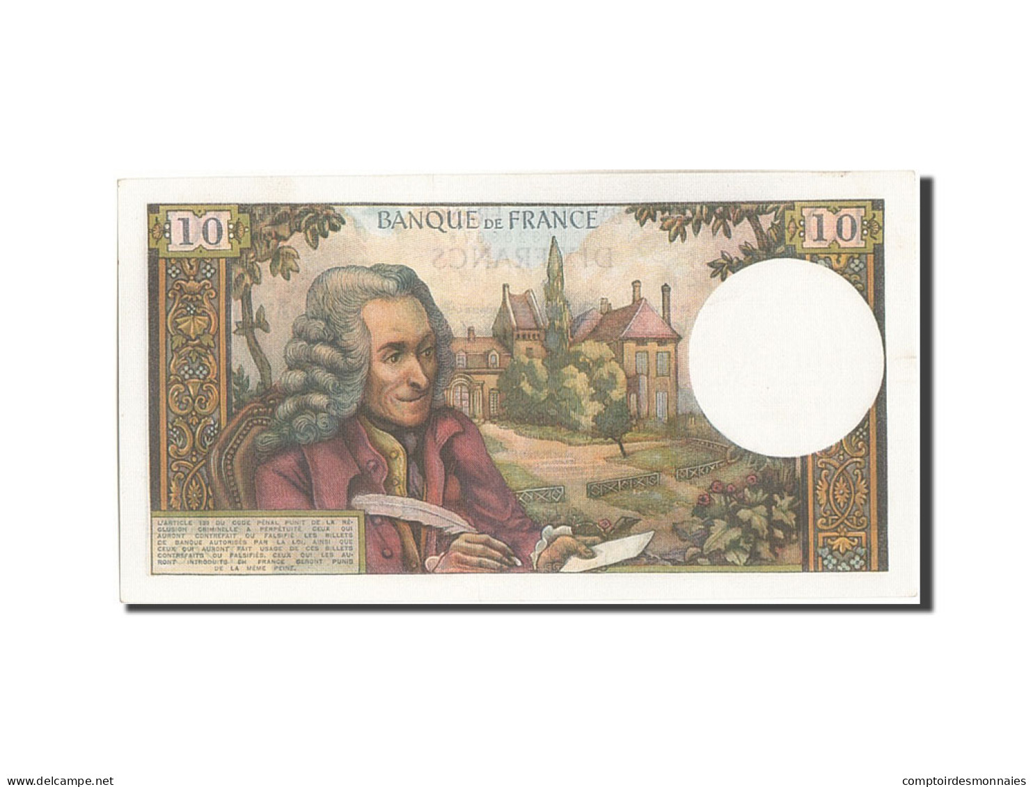 Billet, France, 10 Francs, 10 F 1963-1973 ''Voltaire'', 1966, 1966-07-07, SPL - 10 F 1963-1973 ''Voltaire''