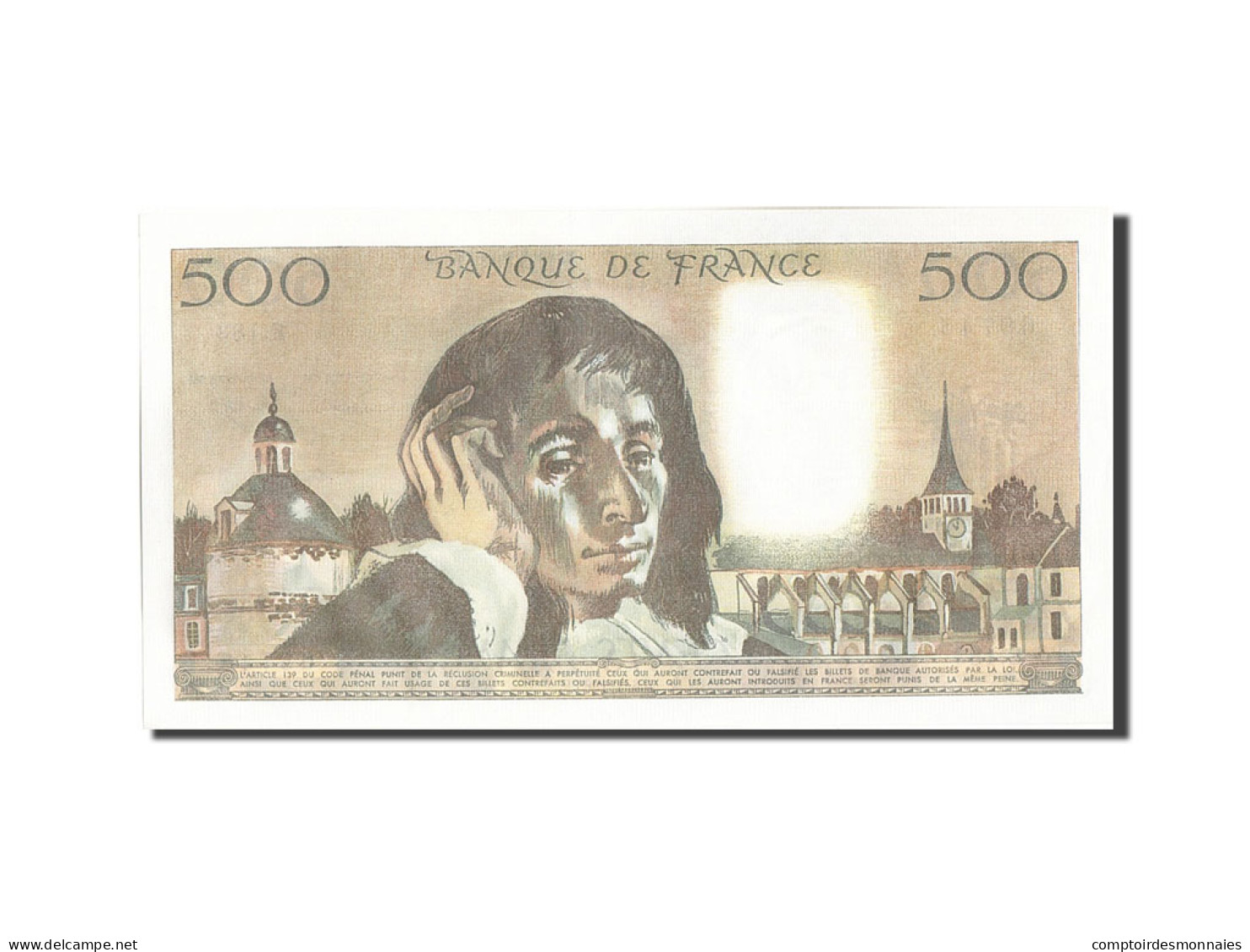 Billet, France, 500 Francs, 500 F 1968-1993 ''Pascal'', 1983, 1983-01-06, SPL - 500 F 1968-1993 ''Pascal''