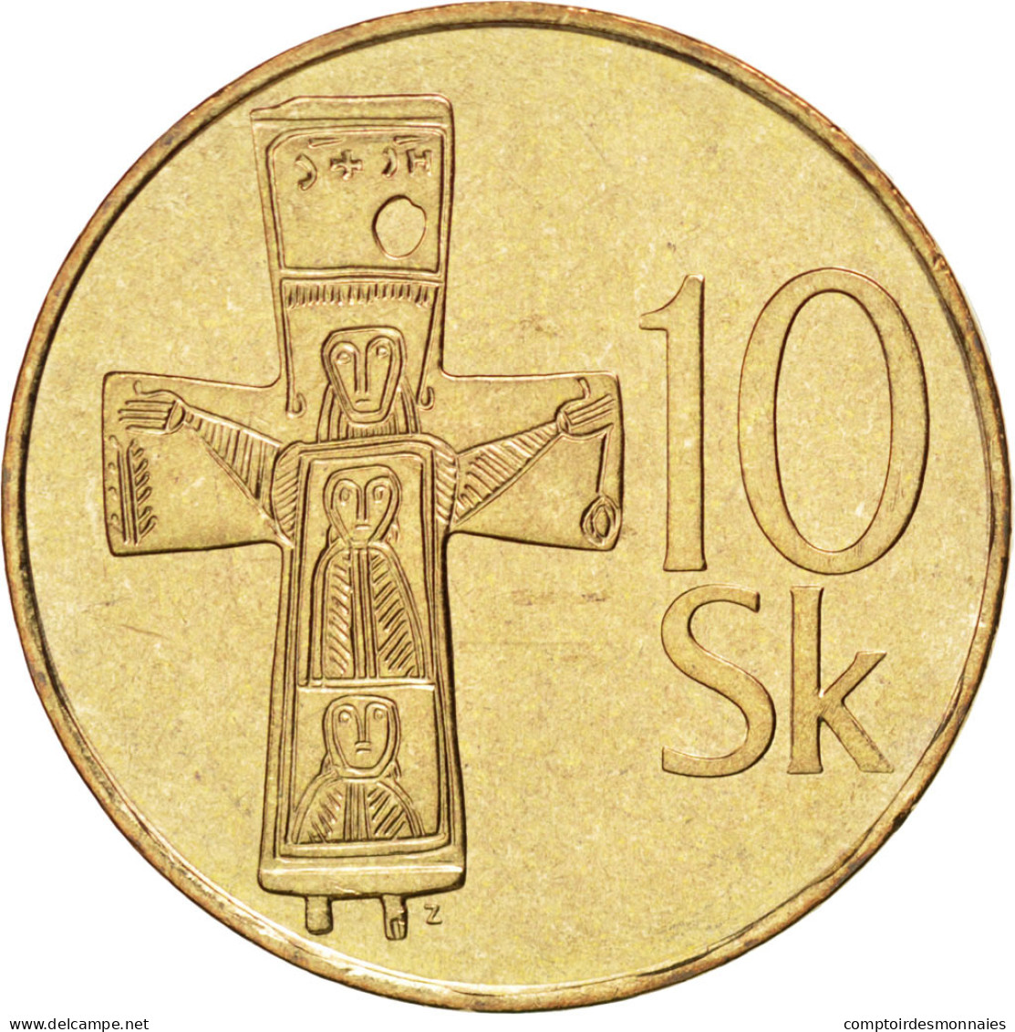 Monnaie, Slovaquie, 10 Koruna, 2003, SPL, Aluminum-Bronze, KM:11 - Slowakei