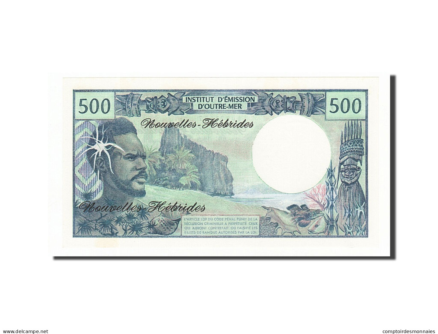 Billet, New Hebrides, 500 Francs, 1970, NEUF - Otros – Oceanía