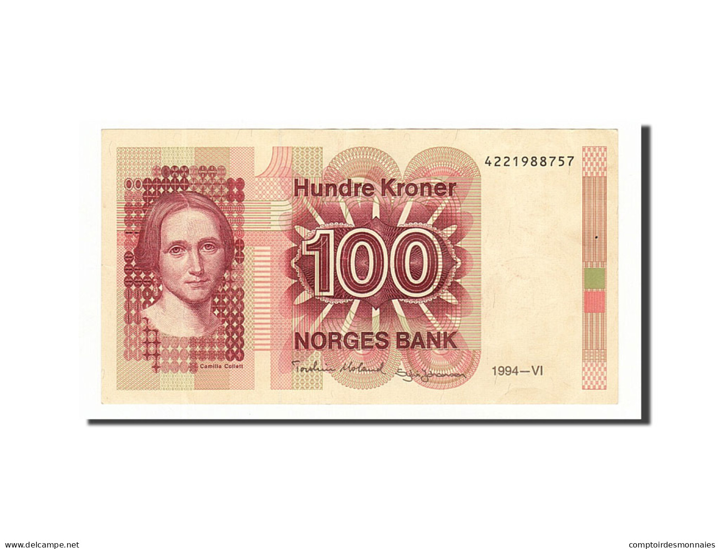 Billet, Norvège, 100 Kroner, 1994, SUP - Norvège