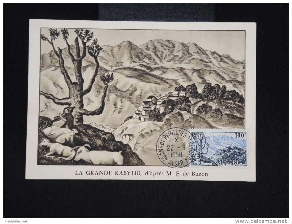 ALGERIE - Carte Maximum - Détaillons Collection - Lot N° 8277 - Cartoline Maximum