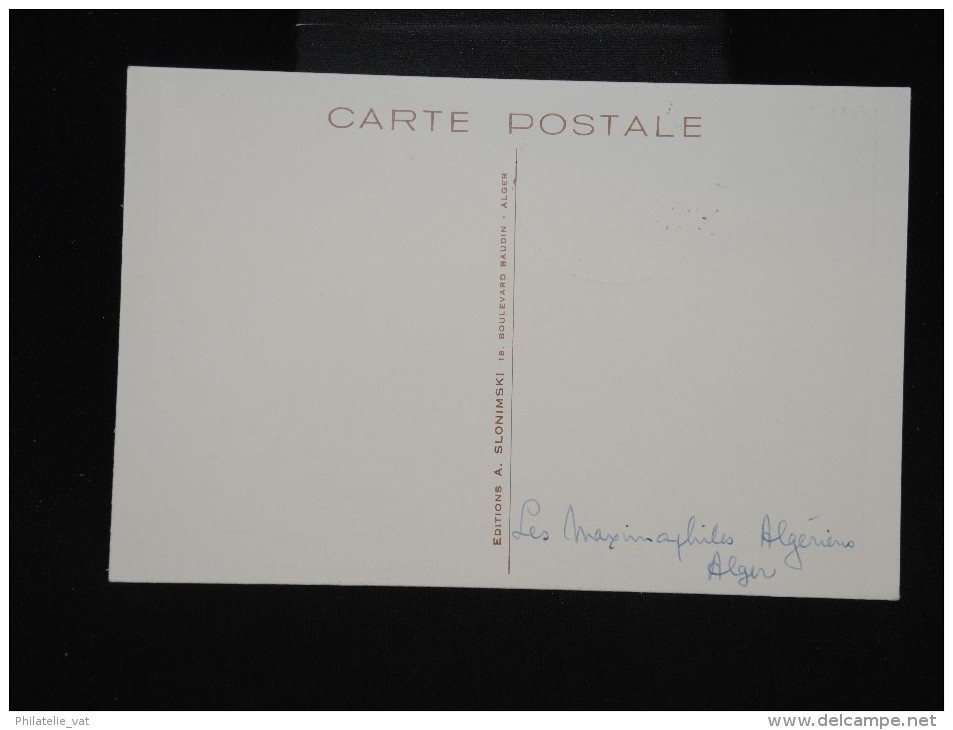 ALGERIE - Carte Maximum - Détaillons Collection - Lot N° 8285 - Cartoline Maximum