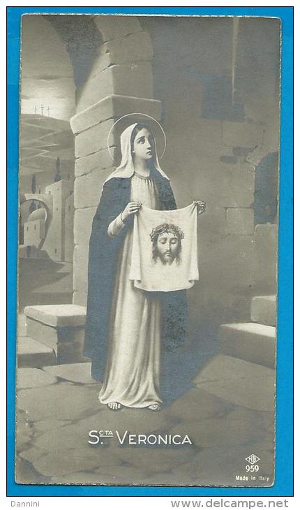 Holycard  Smal   St. Veronica - Images Religieuses