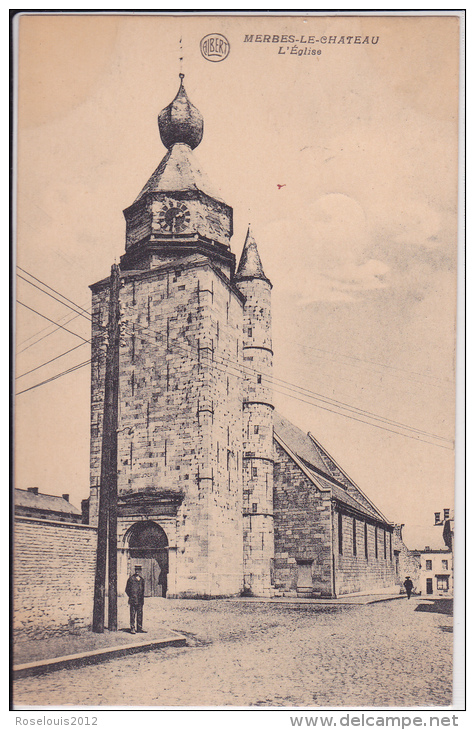 MERBES-LE-CHATEAU : L'église - Merbes-le-Chateau