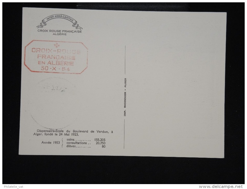 ALGERIE - Carte Maximum - Détaillons Collection - Lot N° 8288 - Maximumkaarten