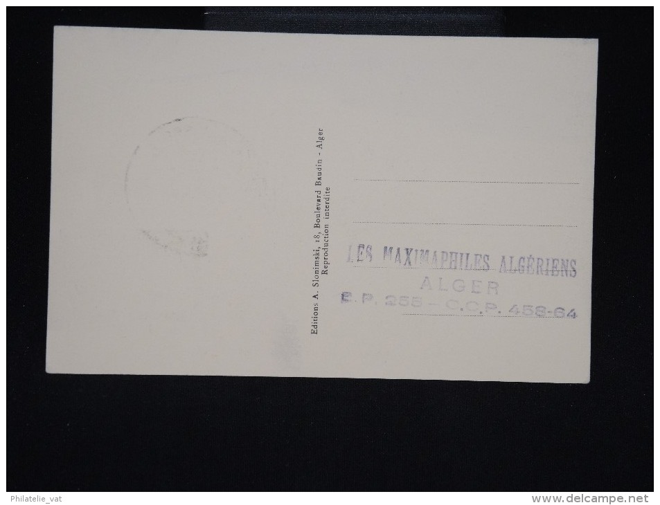 ALGERIE - Carte Maximum - Détaillons Collection - Lot N° 8291 - Cartes-maximum