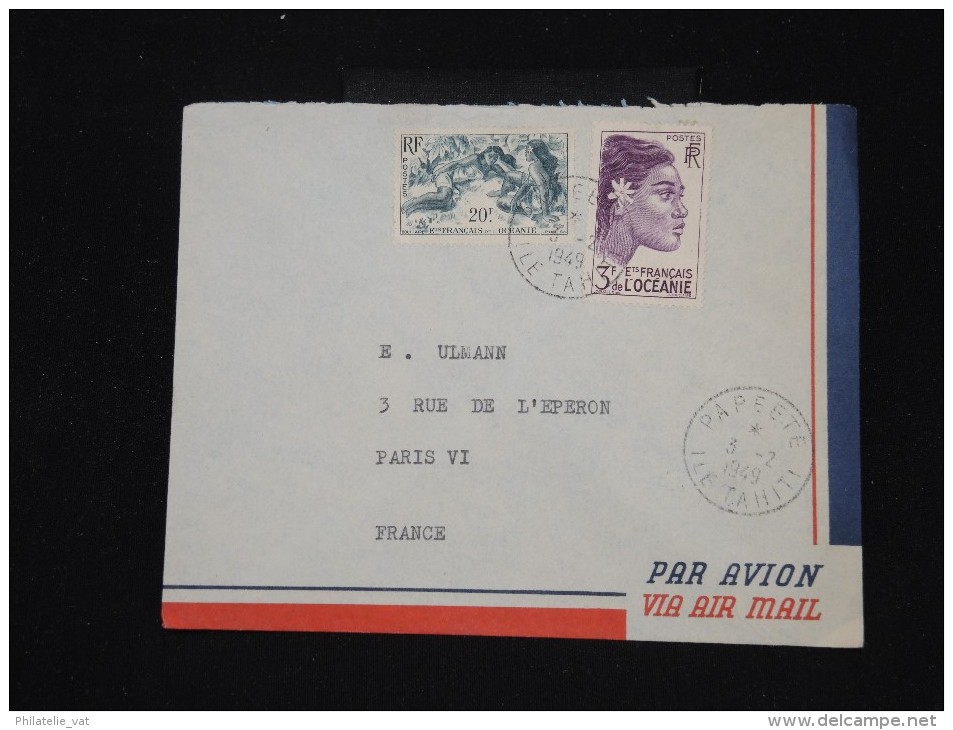 FRANCE - OCEANIE  - Enveloppe Par Avion Pour Paris - à Voir - Aff. Plaisant - Lot P8420 - Storia Postale