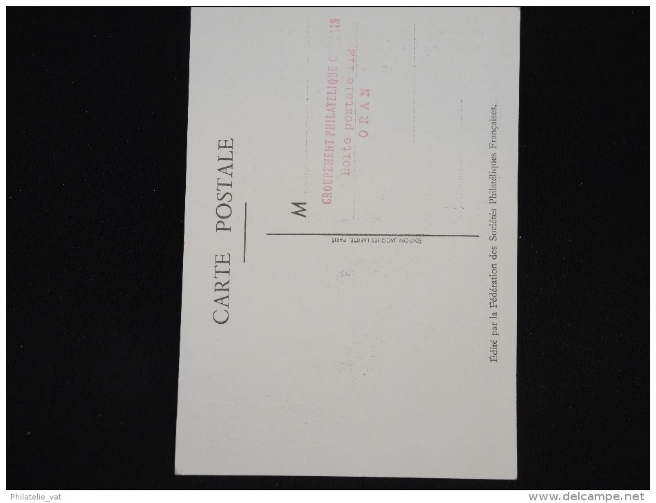ALGERIE - Carte Maximum - Détaillons Collection - Lot N° 8303 - Cartoline Maximum