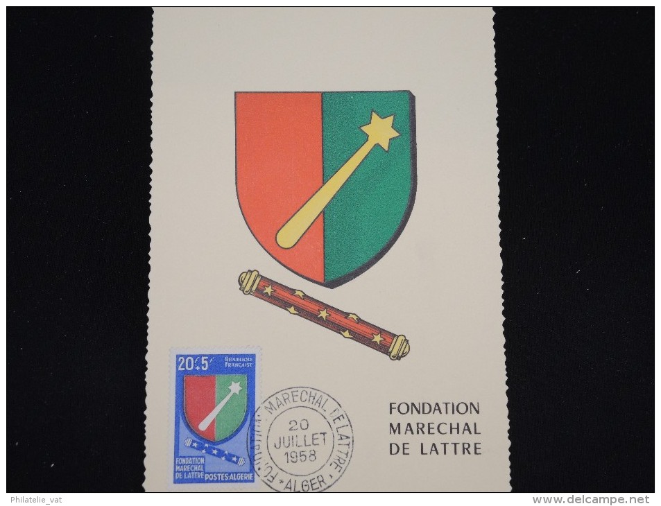 ALGERIE - Carte Maximum - Détaillons Collection - Lot N° 8326 - Cartoline Maximum