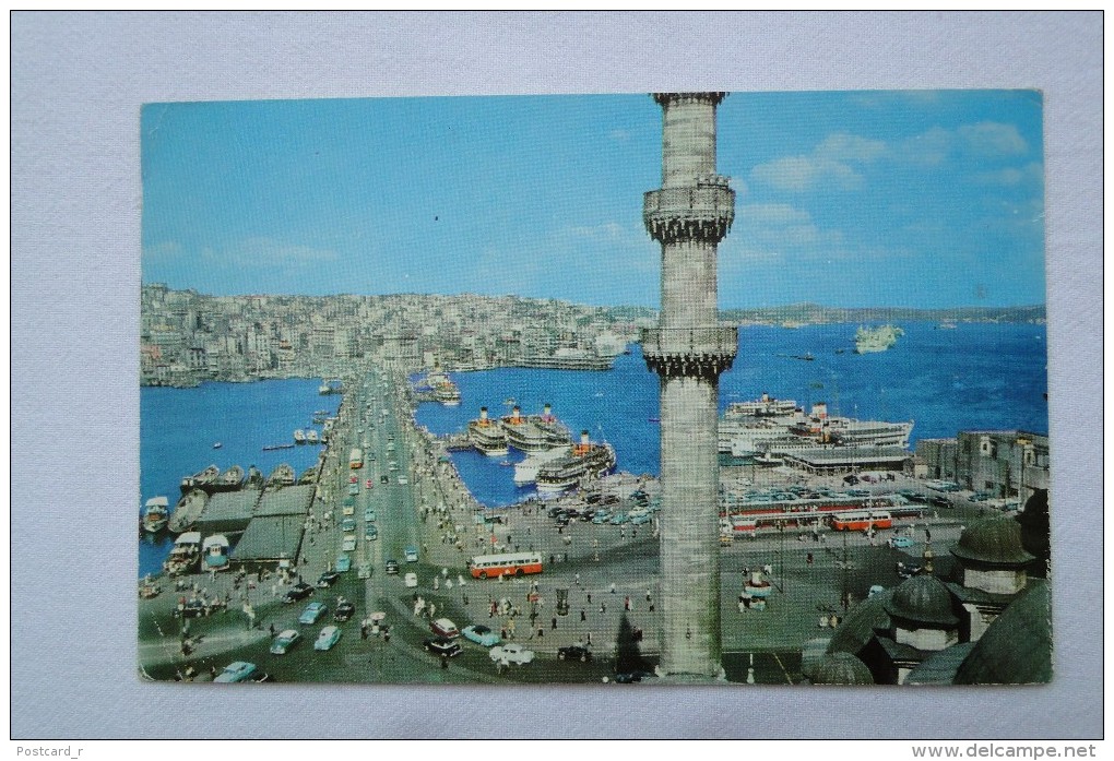 Turkey Istanbul Galata Bridge Stamp 1963  A 36 - Turquie