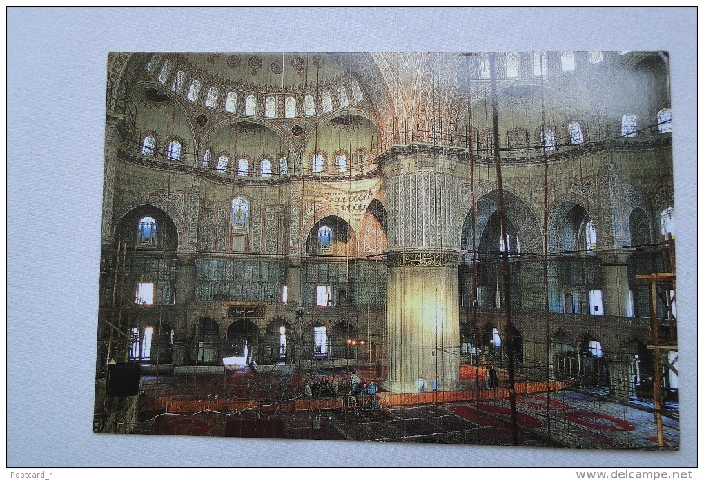 Turkey Istanbul Interior Blue Mosque   A 36 - Turquie