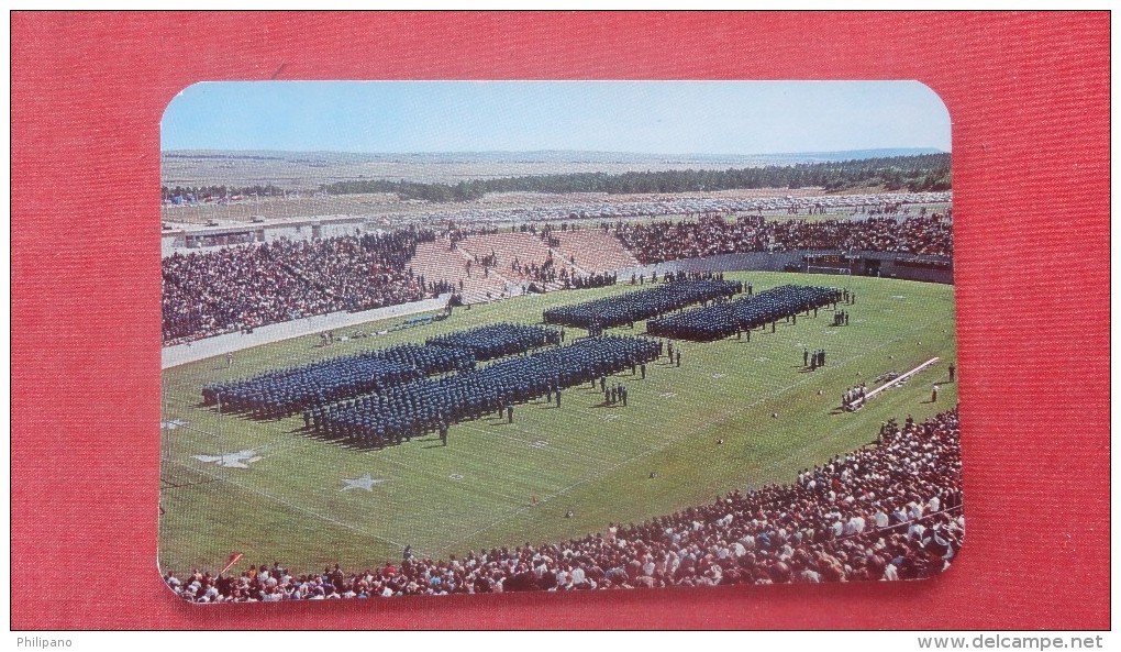 Colorado> Colorado Springs Air Force Cadets On Field Falcon  Stadium  Ref 1889 - Colorado Springs