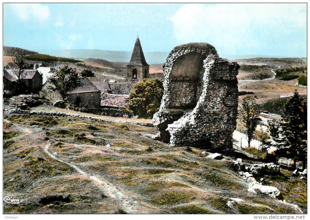 CHATEAUNEUF DE RANDON LES RUINES DE LA TOUR DES ANGLAIS - Chateauneuf De Randon