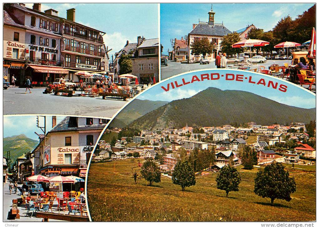 VILLARD DE LANS  CARTE MULTIVUES - Villard-de-Lans