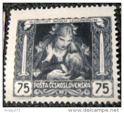 Czechoslovakia 1919 The 1st Anniversary Of Czezhoslovak Independence 75h - Mint - Ungebraucht