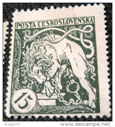 Czechoslovakia 1919 The 1st Anniversary Of Czezhoslovak Independence 15h - Mint - Unused Stamps