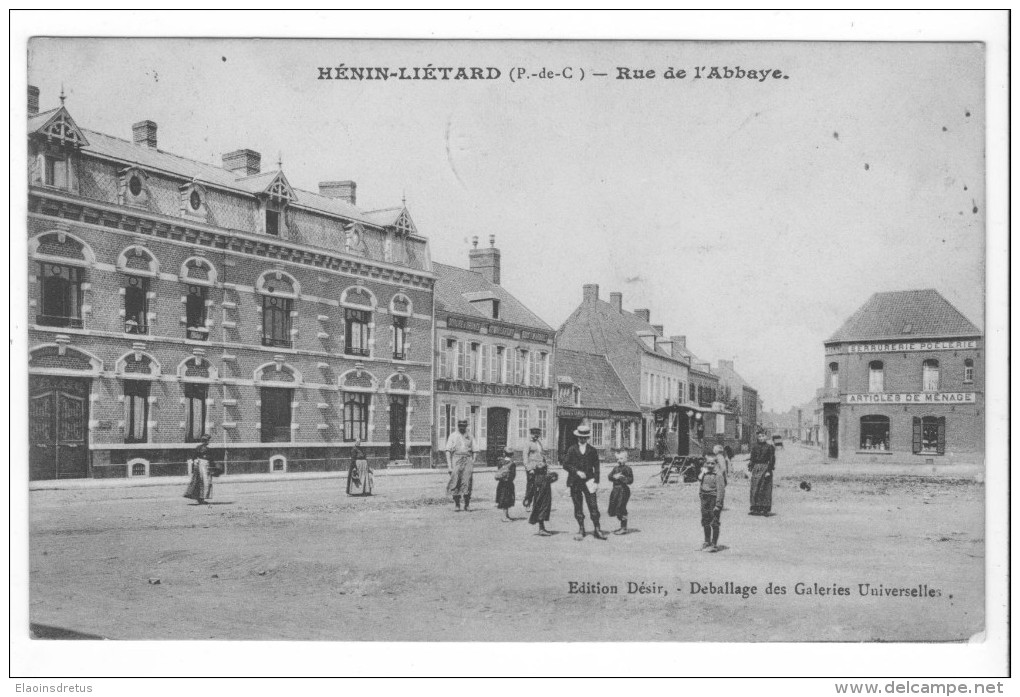 Hénin-Liétard (62) - Rue De L'Abbaye. Petits Points De Rouille, A Circulé. - Henin-Beaumont