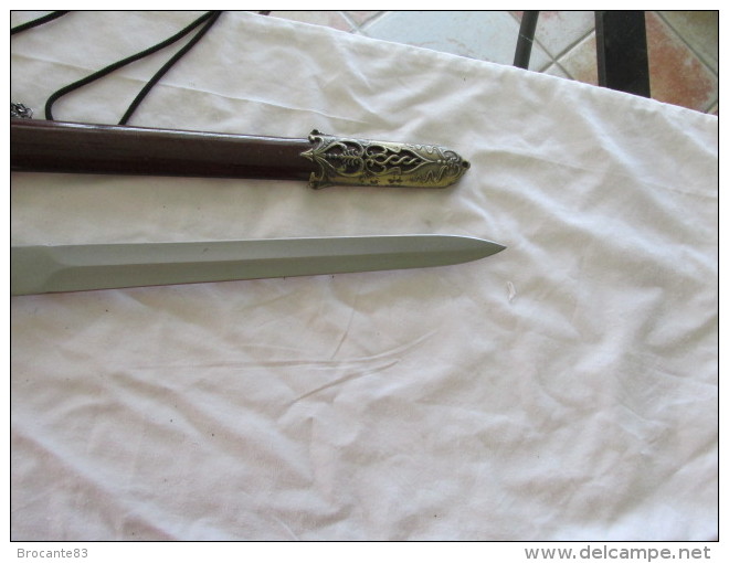 SABRE FANTAISIE  POUR JEU DE ROLE LAME ACIER - Knives/Swords