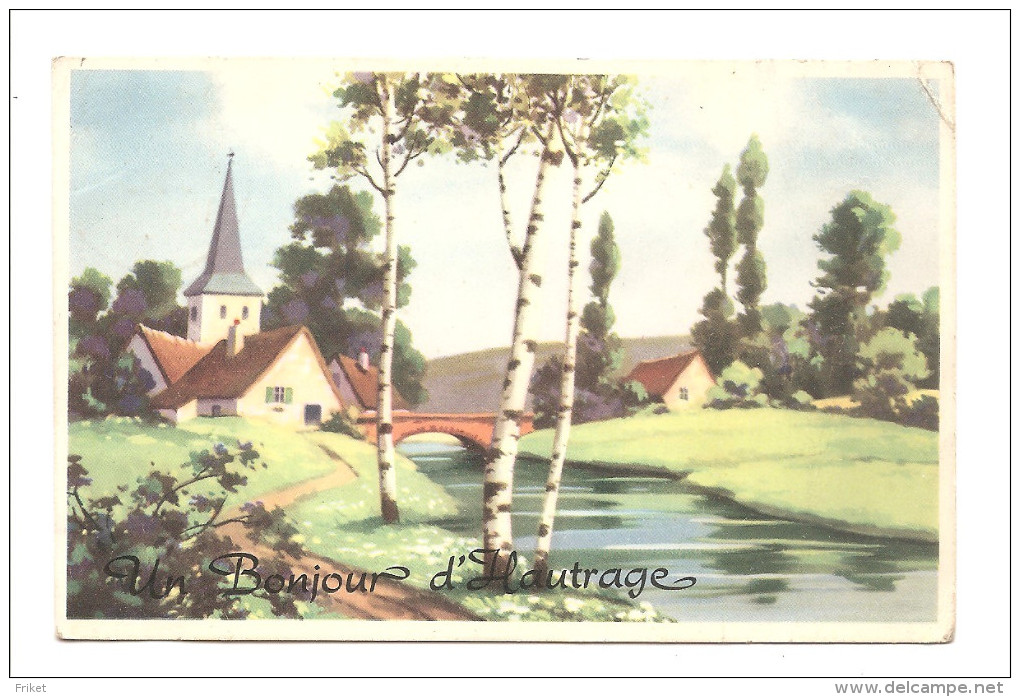 - 1906 -     HAUTRAGE  Souvenir - Saint-Ghislain