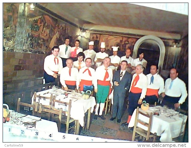 ROMA - TRASTEVERE - RISTORANTE LA CISTERNA - LO STAFF   N1970 EW2034 - Cafes, Hotels & Restaurants