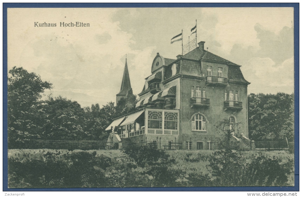 Elten Emmerich Niederrhein Kurhaus Hoch-Elten, Gelaufen 1931 (AK118) - Emmerich