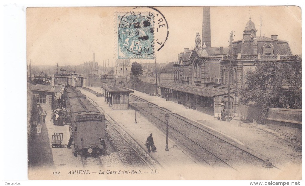 AMIENS GARE SAINT ROCH CHEMIN DE FER - Amiens