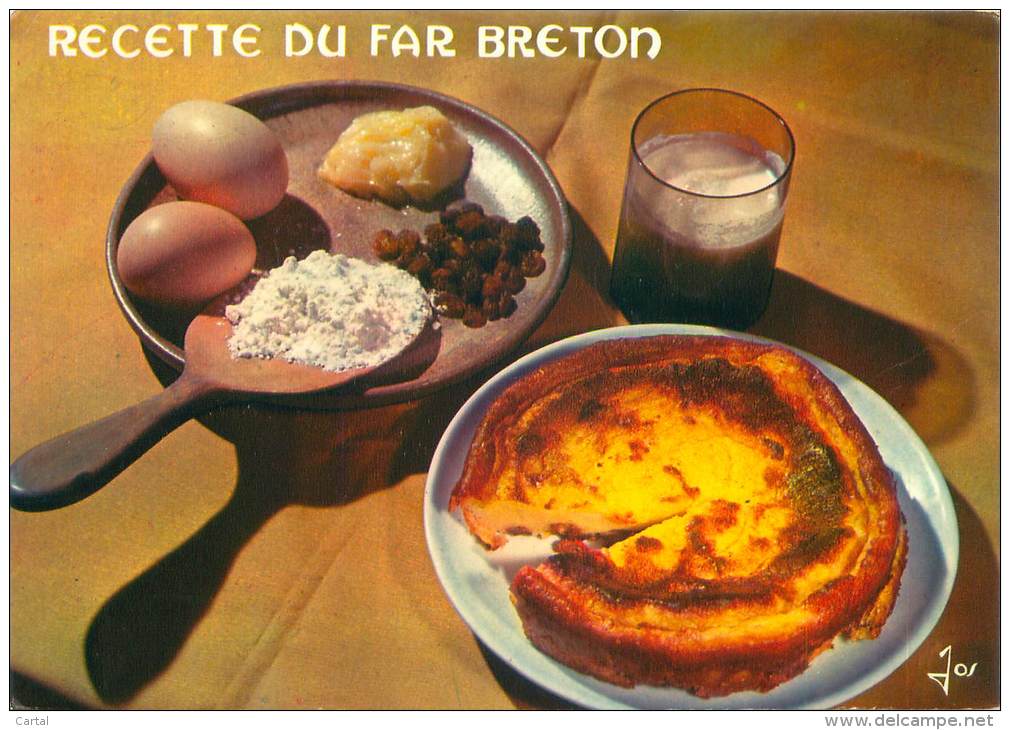 CPM - Recette Du Far Breton - Recettes (cuisine)