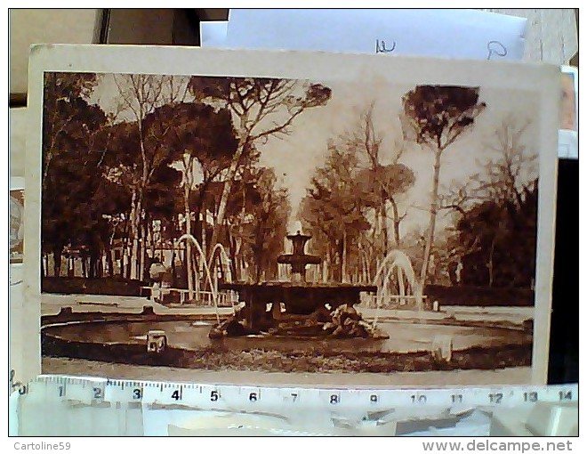 ROMA VILLA BORGHESE FONTANA DEI CAVALLI MARINI  PICCOLO FORM.  N1920 EW2057 - Parks & Gardens