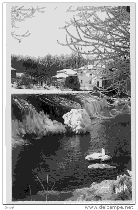 REALMONT-- LE DADOU EN HIVER --SOUS LA NEIGE ET LA GLACE-années 40-50-édition Apa Poux - Realmont