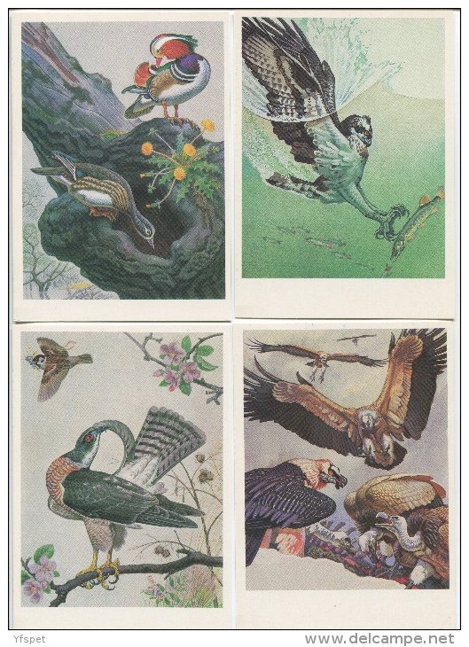 The Red Book 1 (Protected Species In The USSR) - Complete Set Of 16 - Other & Unclassified