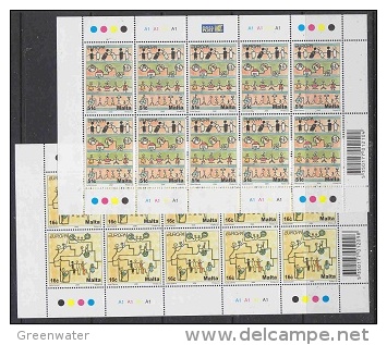 Europa Cept 2006 Malta 2v 2 Sheetlets ** Mnh (F3942) - 2006