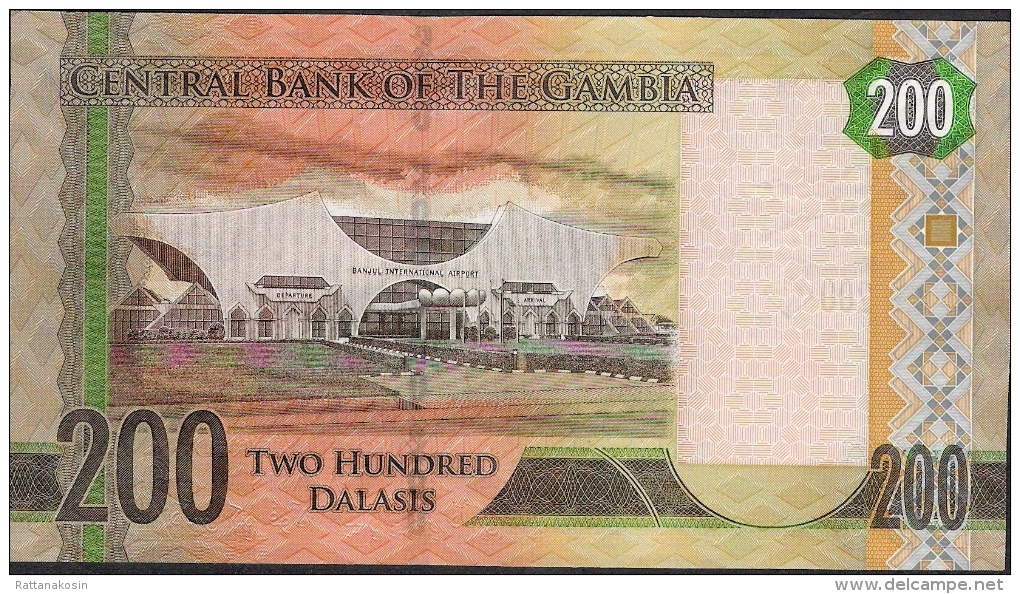 GAMBIA P36 200 DALASIS 2015 #A Signature 16    UNC. - Gambie