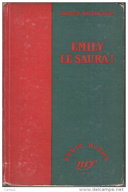 C1  Nancy RUTLEDGE Emily Le Saura SERIE BLEME CARTONNEE 1950 Epuise - Série Blême