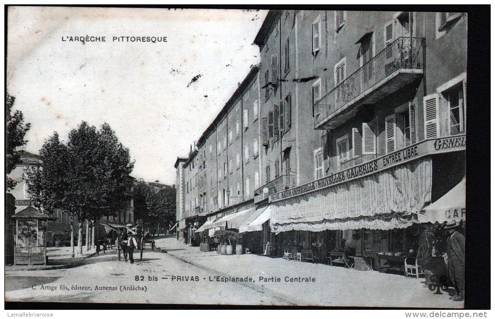 07, PRIVAS, L'ESPLANADE, PARTIE CENTRALE - Privas