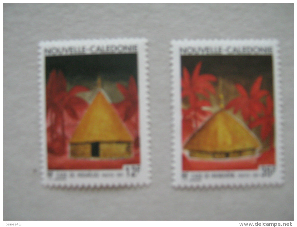 NOUVELLE CALEDONIE    P 609/610 * *     CASES CALEDONIENNES - Neufs