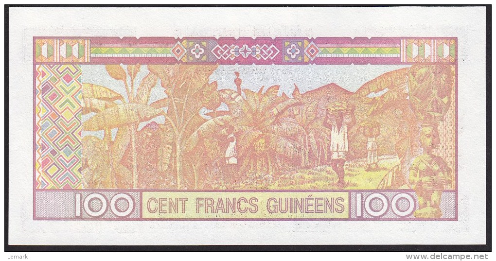 Guinea 100 Francs 1998 P35 UNC - Guinea